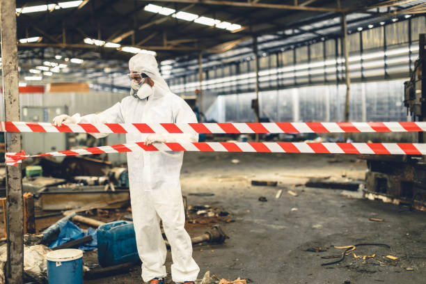 Professional Trauma Scene Cleanup technician working in Highlands, CA